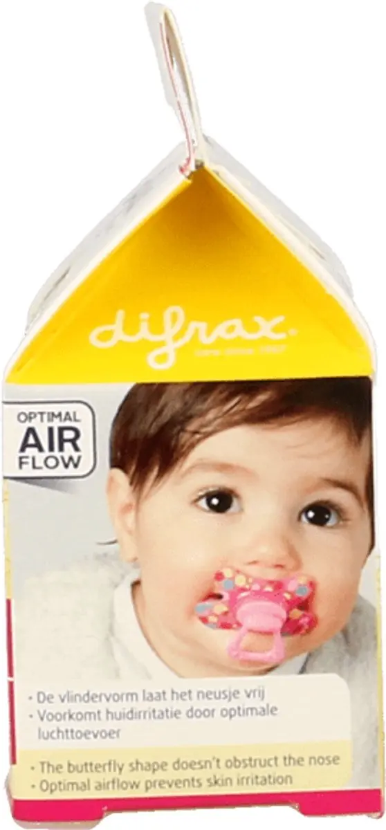 Difrax Fopsp Dental 6+ maanden - Lichtgroen met stippen
