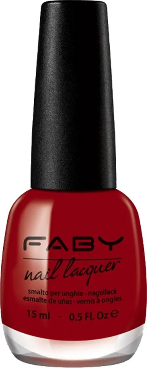 FABY Snow White's Snack Vegan Nagellak Rood 15ml
