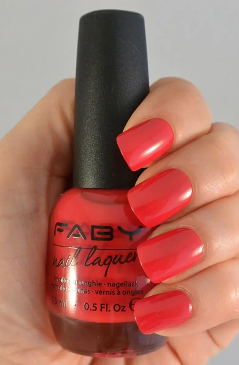 FABY Snow White's Snack Vegan Nagellak Rood 15ml