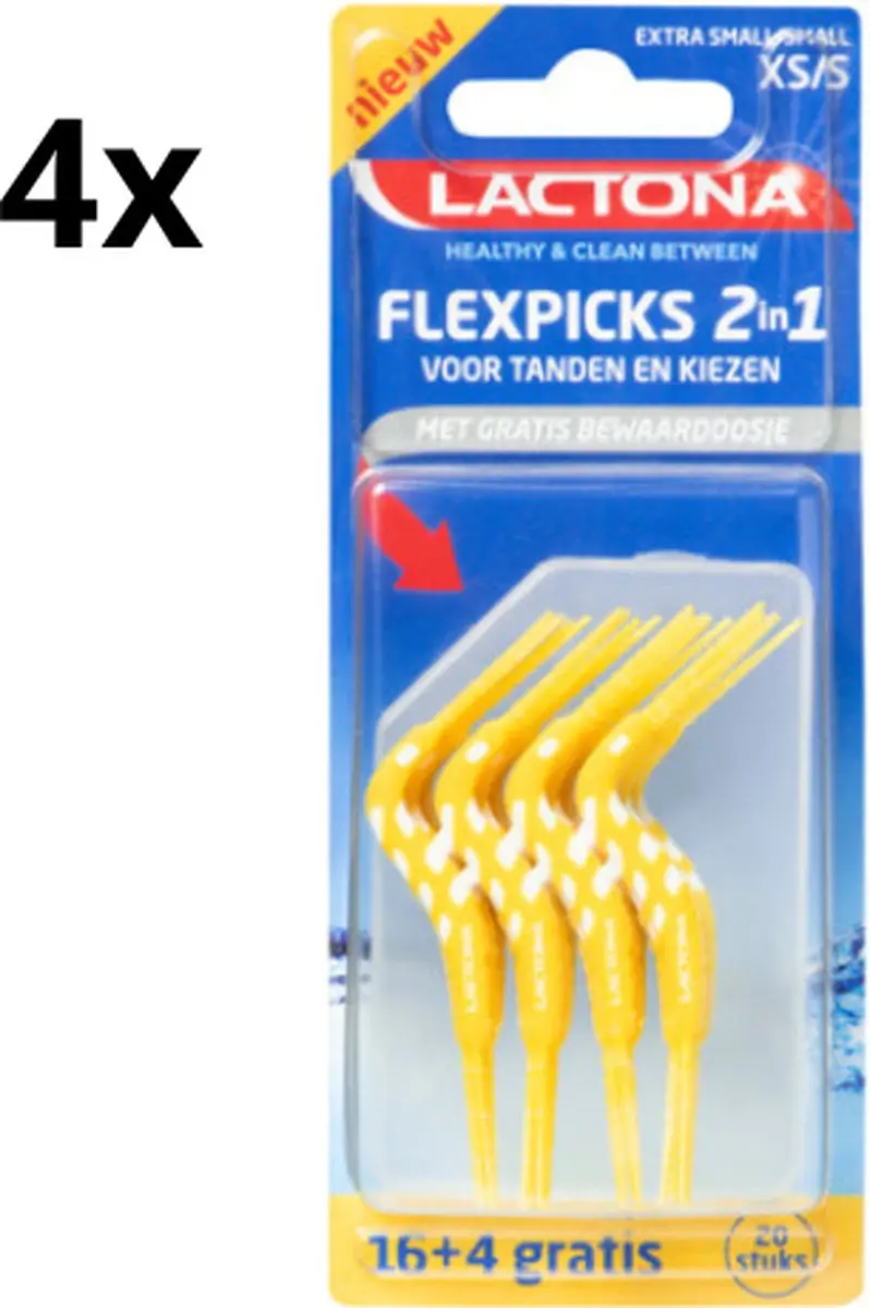 Lactona FlexPicks 2in1 XS/S Geel