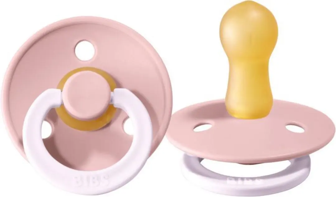 BIBS Fopspeen Glow in the Dark Blush Maat 1 - 0-6 maanden