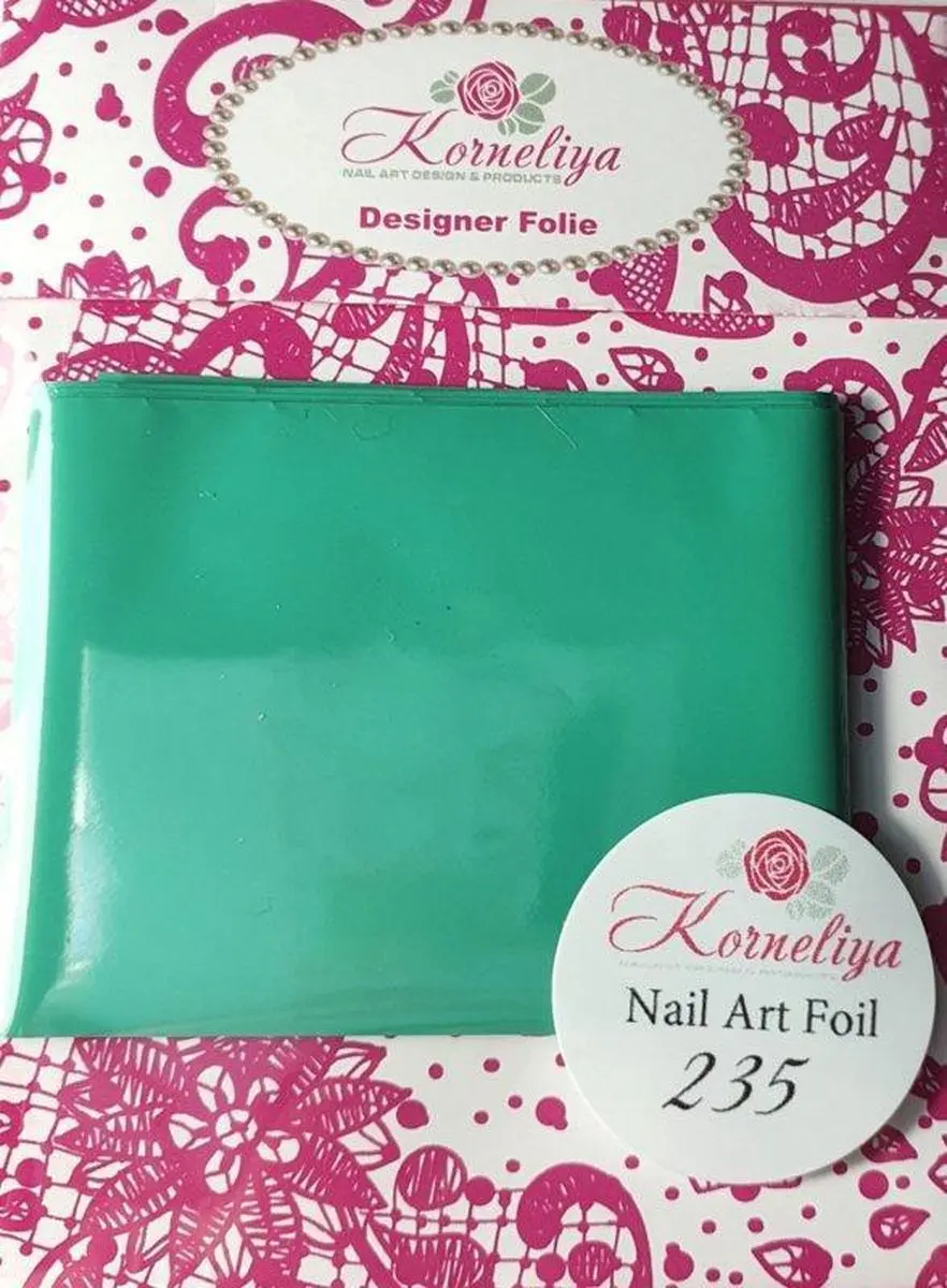 Korneliya Nailart Folie Mat Craquelé Mint Groen 235