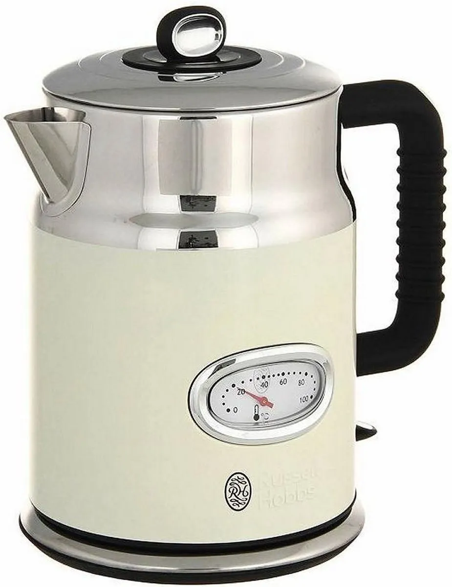 Russell Hobbs 21672-70 Retro Vintage Waterkoker 1.7L - 2400W - Crème