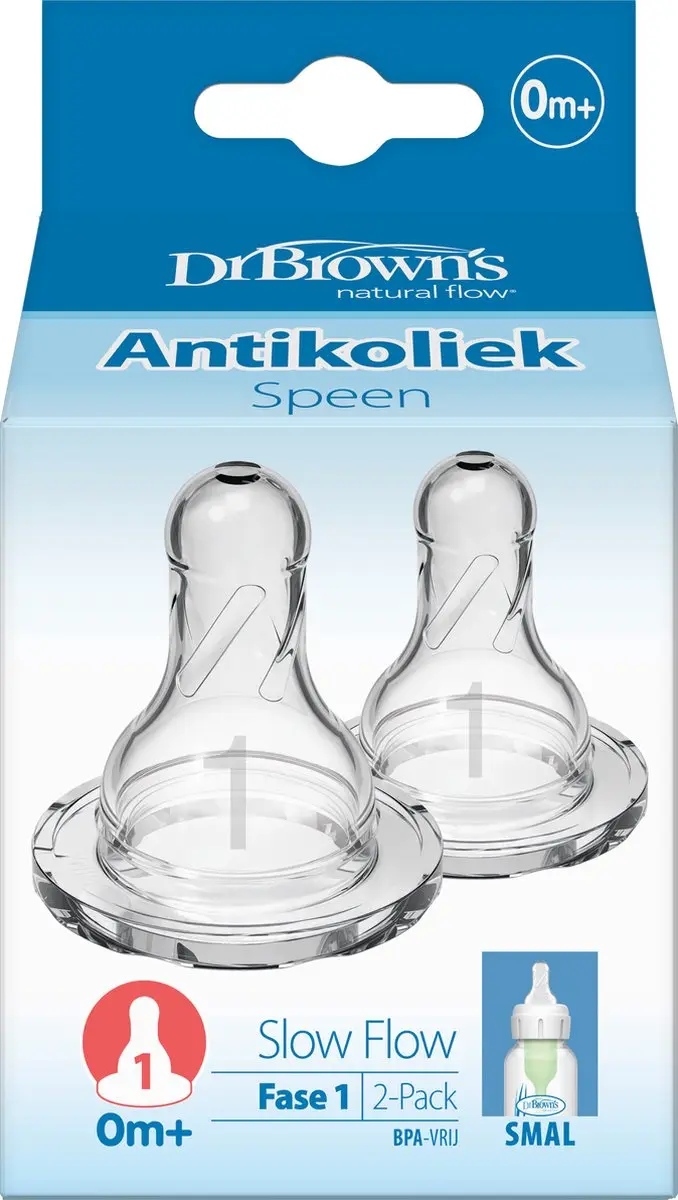 Dr. Brown's Options+ Flesspeen Fase 1 - 2 Stuks