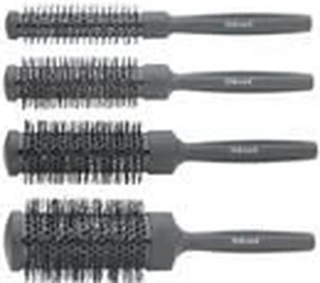 Sibel Thermische Borstels Round Kit - 4 Stuks Zwart
