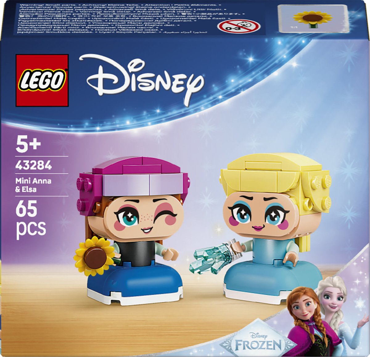 LEGO Disney Princess mini prinsessen Anna en Elsa bouwset speelgoed.