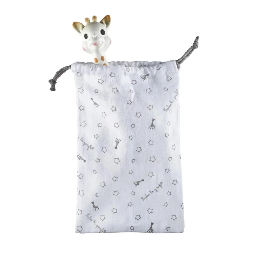 Sophie de Giraf Bijtspeeltje - Natuurlijk Rubber Beige - 18cm - afbeelding 6 van 6