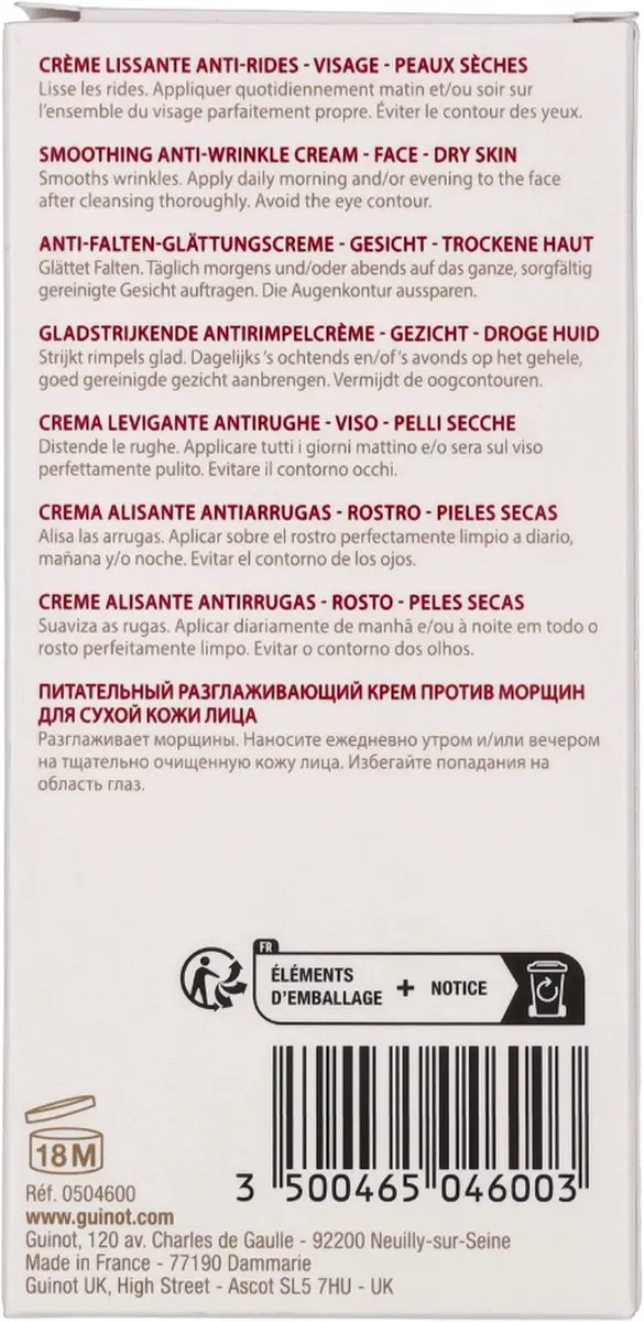 Guinot Creme Riche Vital Antirides 888 Nachtcrème - 50ml