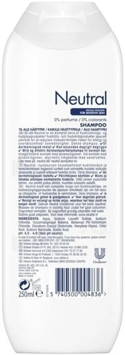 Neutral Shampoo Normaal 250ml