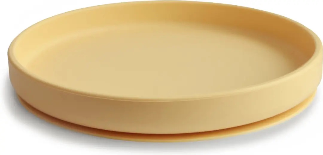Mushie Silicone Bord met Zuignap Daffodil