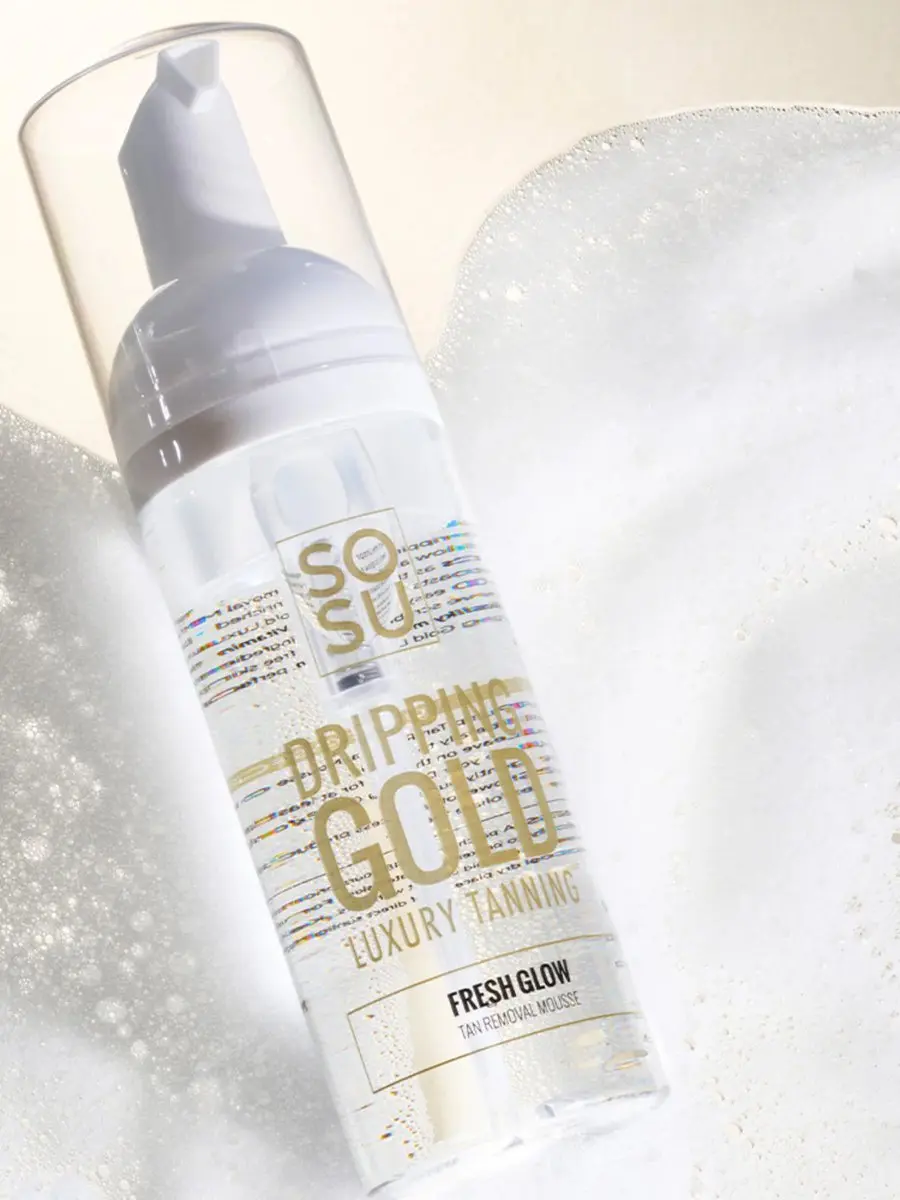 Sosu Dripping Gold Fresh Glow Tan Remover Mousse 150ml - Vegan