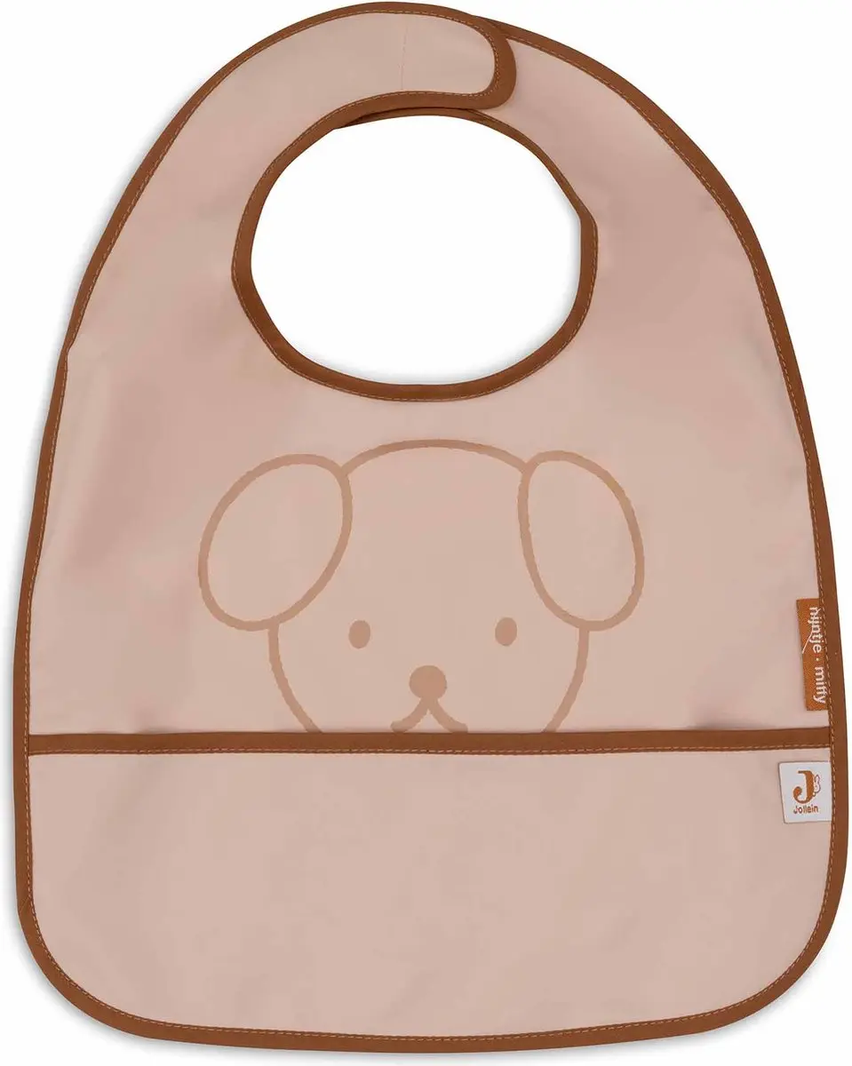 Jollein x Nijntje Baby Slab Waterproof Miffy Peekaboo Wild Rose - 2 Stuks