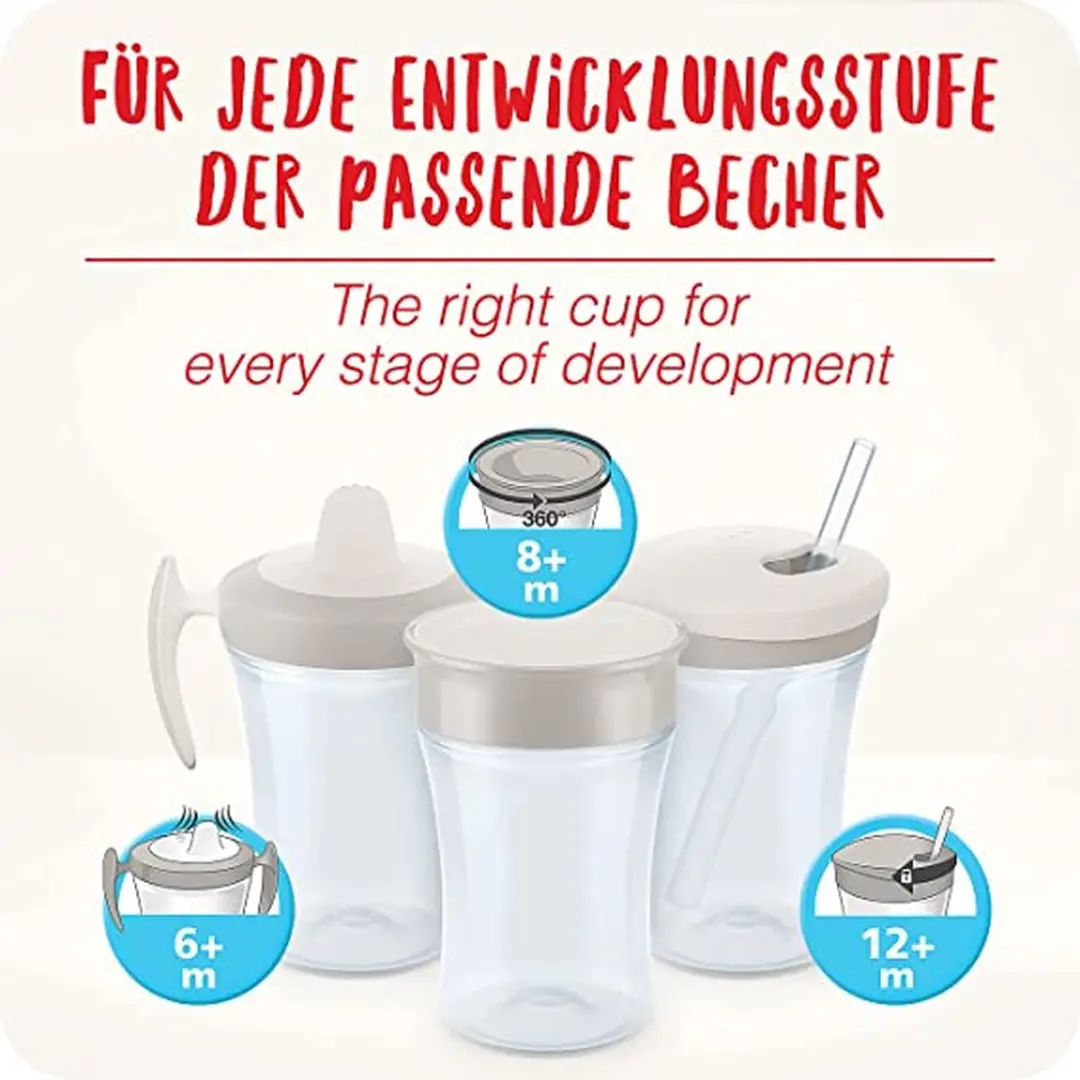 NUK Action Cup 230ml - Geel