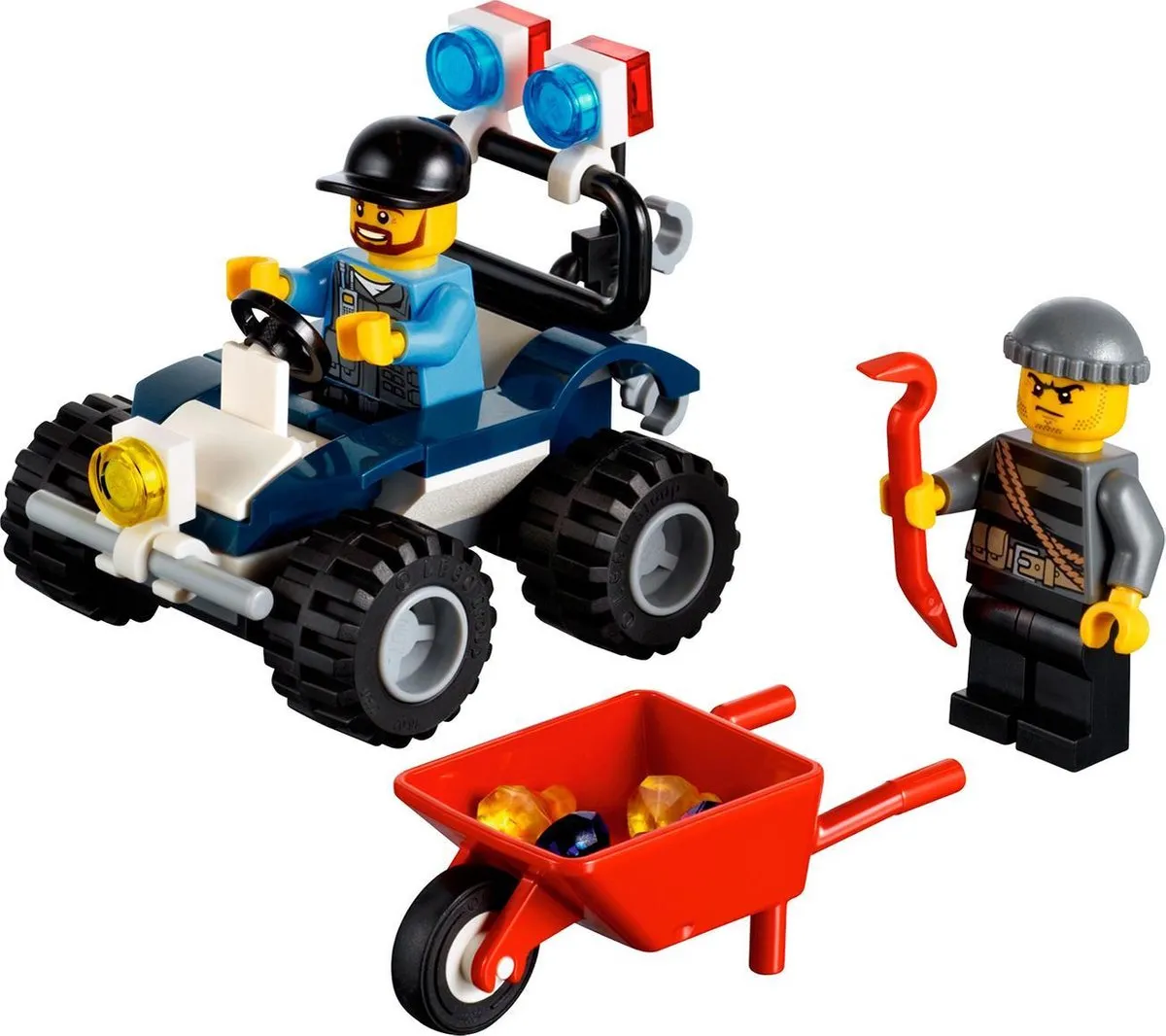 LEGO City Politie Quad 60006 - 2 Minifiguren