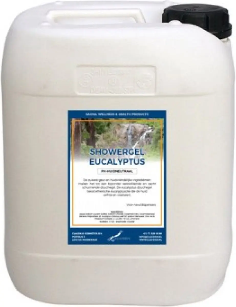 Splashbox Cosmetics Douchegel Eucalyptus 10L Navulling