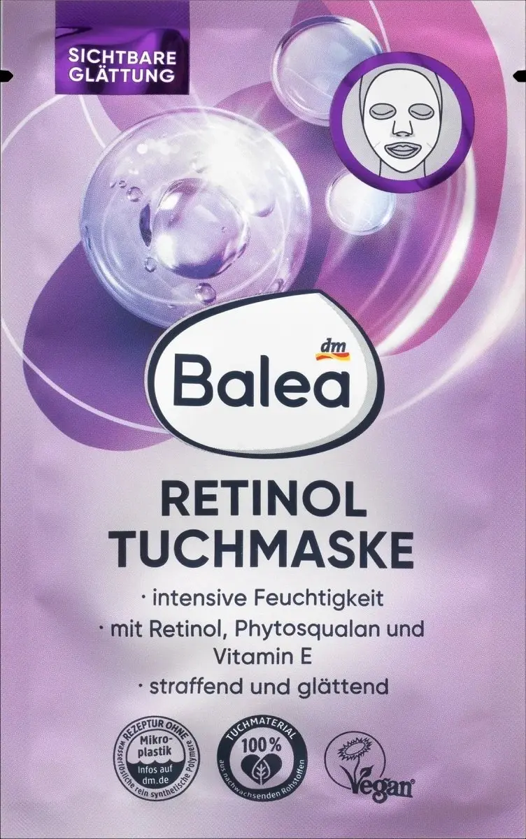 Balea Retinol Gezichtsmasker 1ml