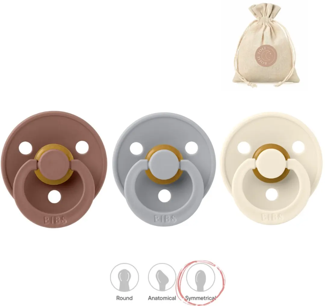 BIBS Symmetrische Fopspenen Maat 1