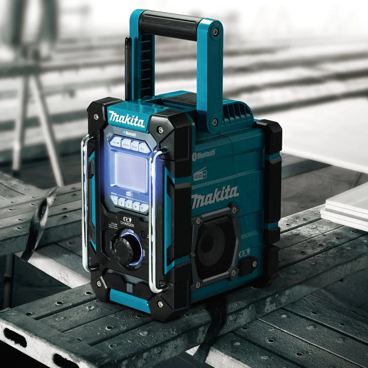Makita DMR301 Bouwradio FM DAB/DAB+ Bluetooth - Blauw
