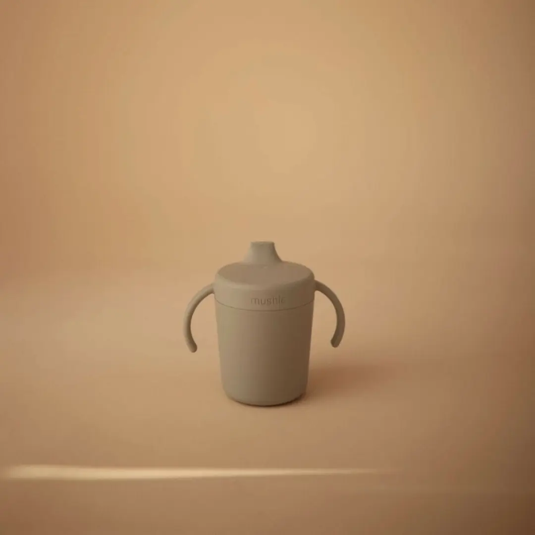 Mushie Training Drinkbeker - Sage