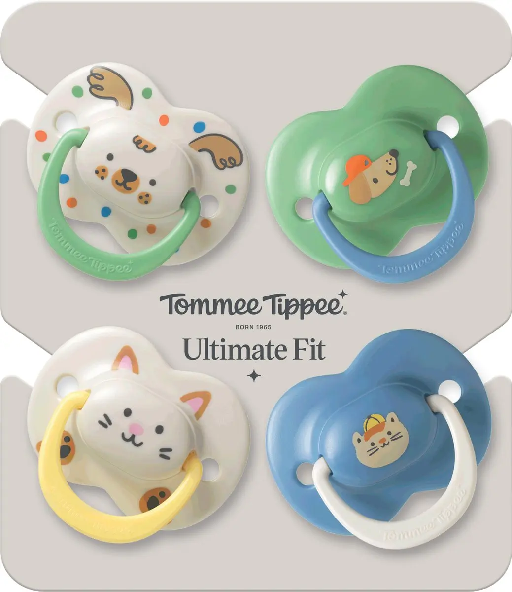Tommee Tippee Ultimate Fit Fopspeen - 4 Stuks - Blauw - afbeelding 6 van 6