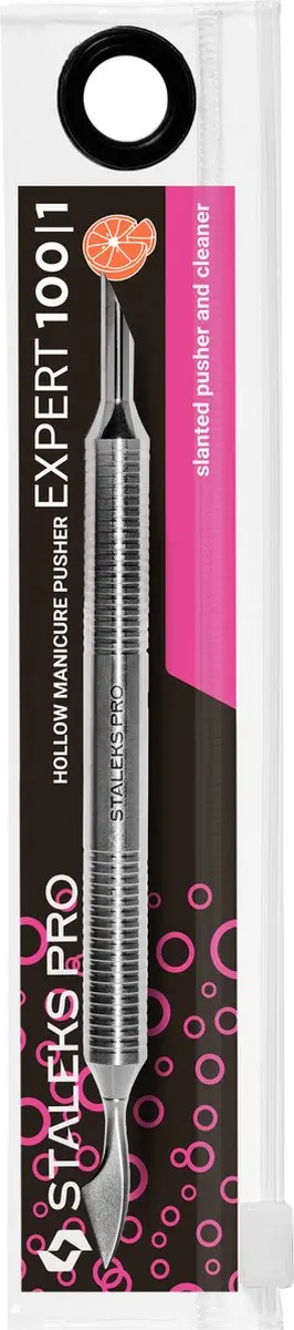STALEKS Hollow Manicure Pusher EXPERT 100 TYPE 1 - Bokkepoot met Cleaner