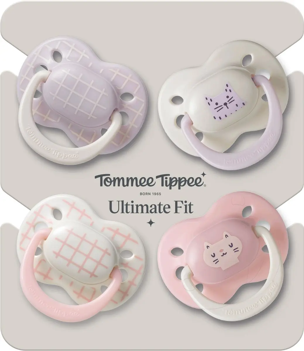 Tommee Tippee Ultimate Fit Fopspeen - 4 Stuks - Roze - afbeelding 6 van 6