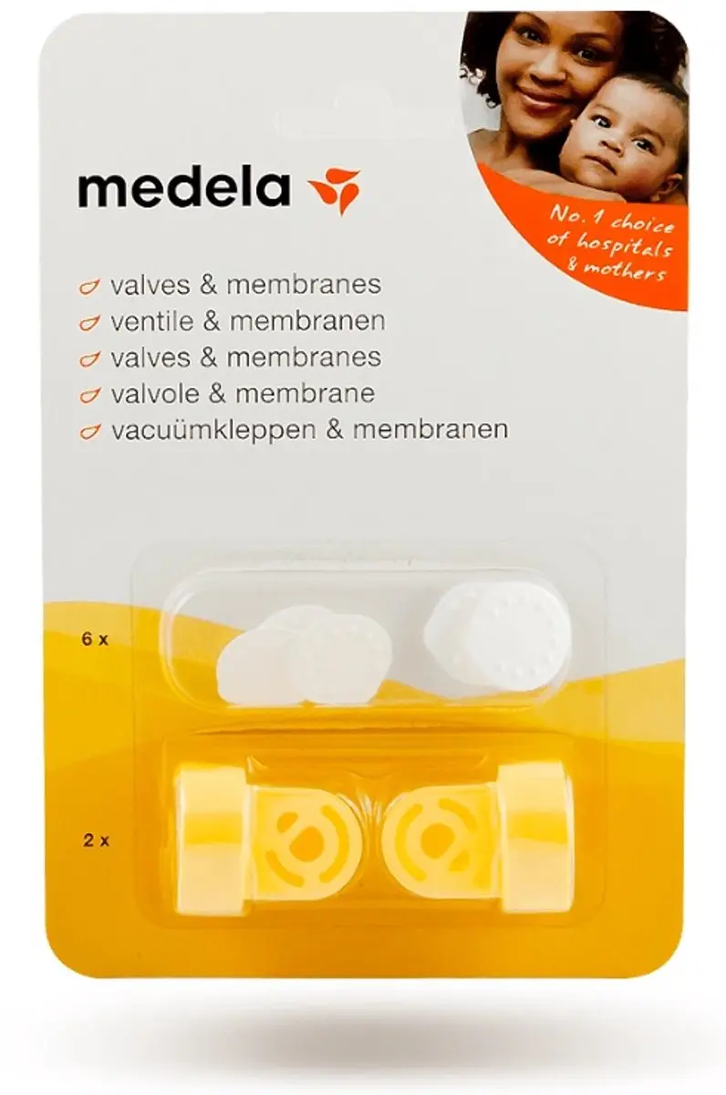 Medela Vacuumset - 8 Stuks - Wit/Geel