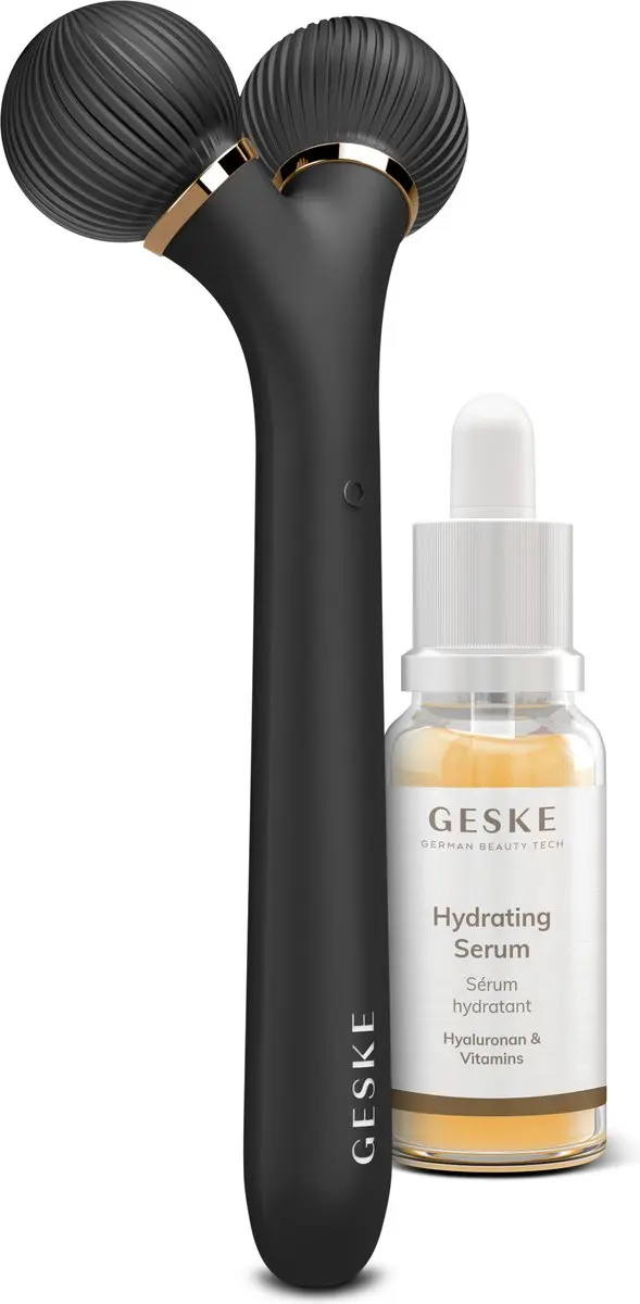 GESKE SmartAppGuided Sonic Facial Roller 4-in-1 - 2 Stuks - Groen
