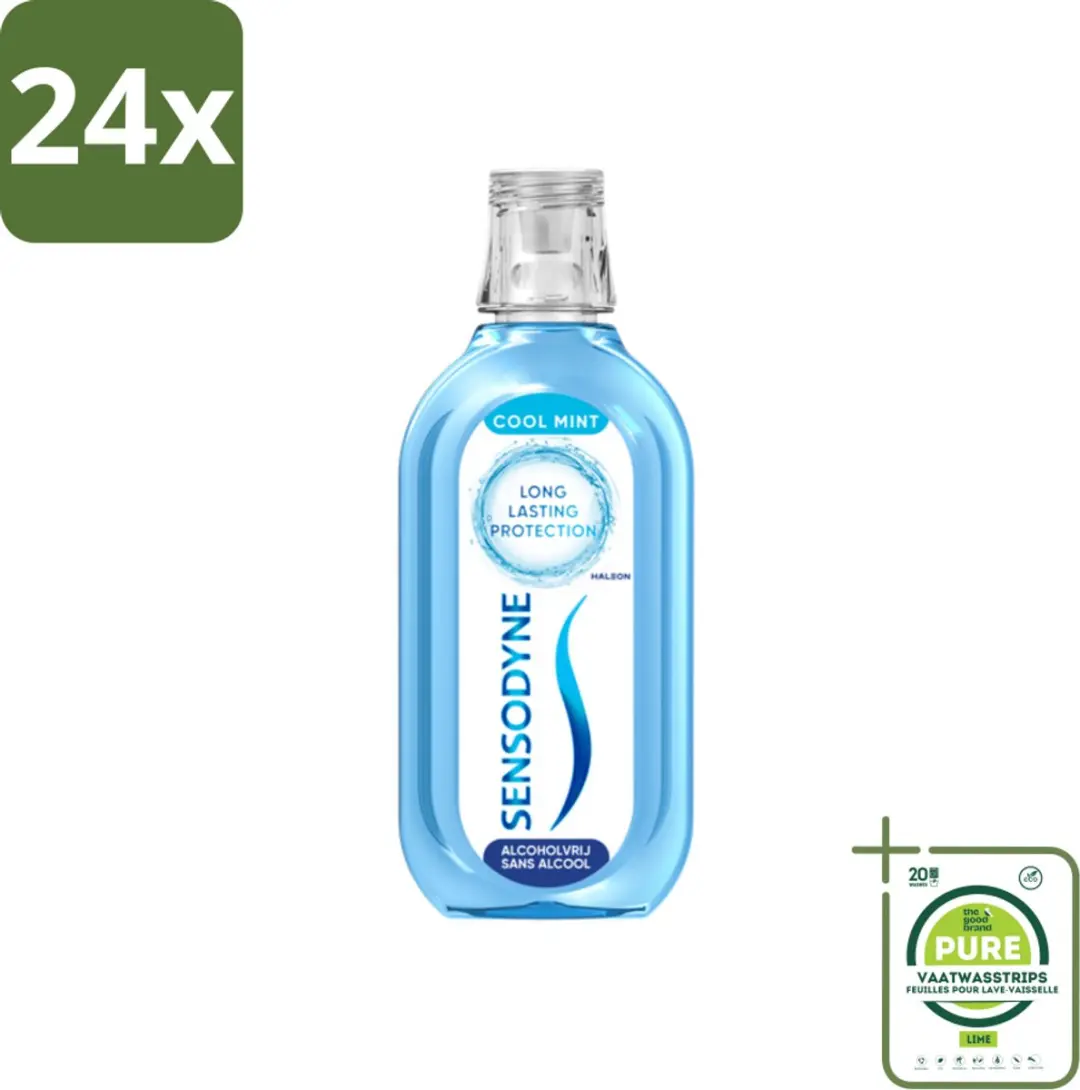 Sensodyne Fresh & Cool Mondwater - 24x500ml