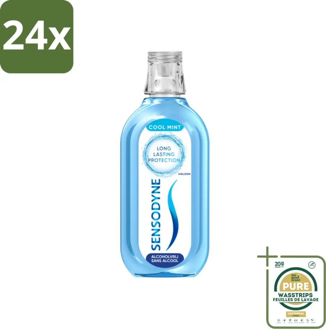 Sensodyne Fresh & Cool Mondwater - 24x500ml