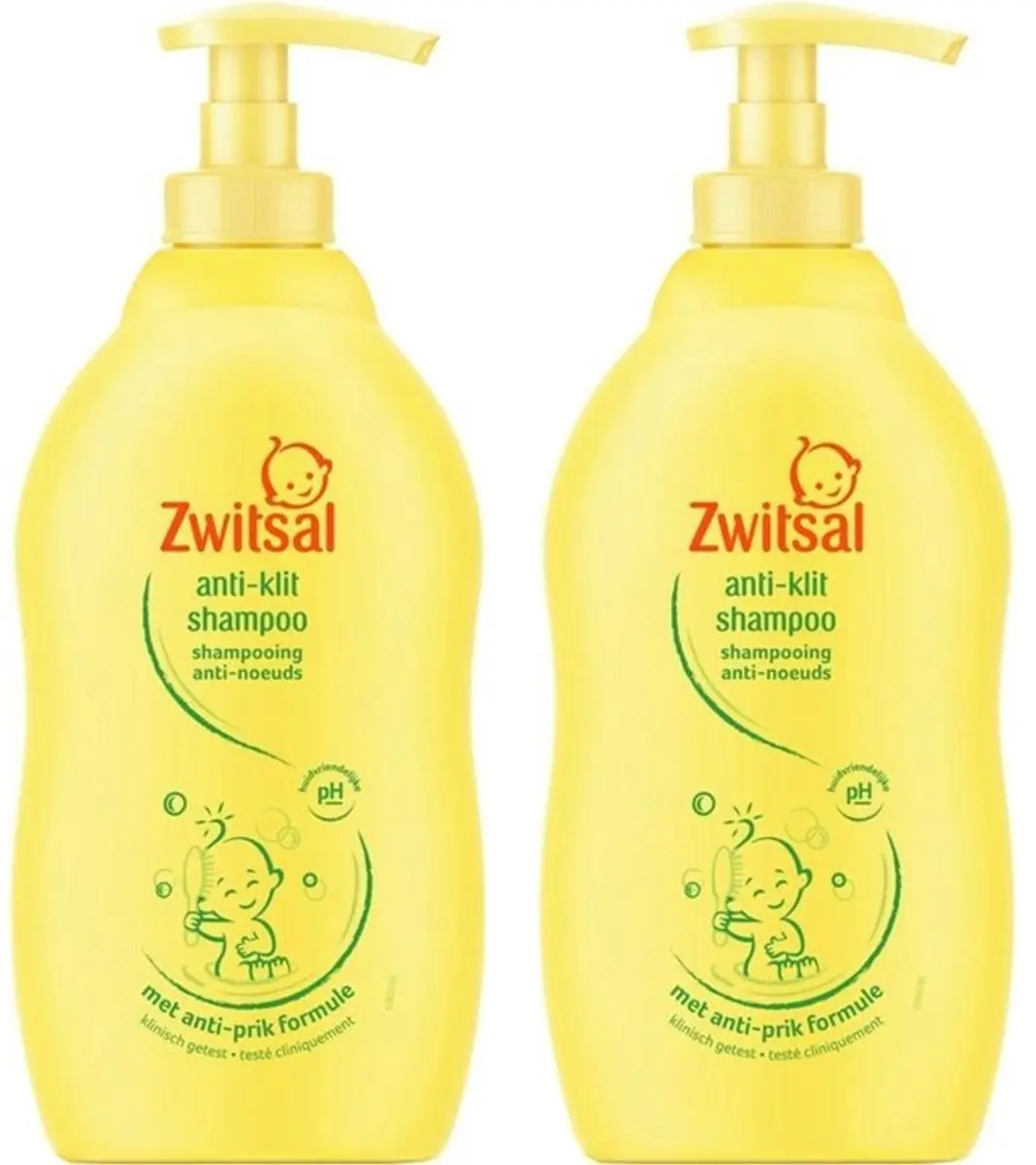Zwitsal Anti-klit Shampoo 2x400ml