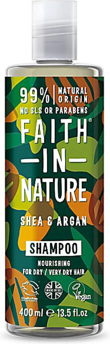 Faith In Nature Shampoo Shea & Argan 400ml