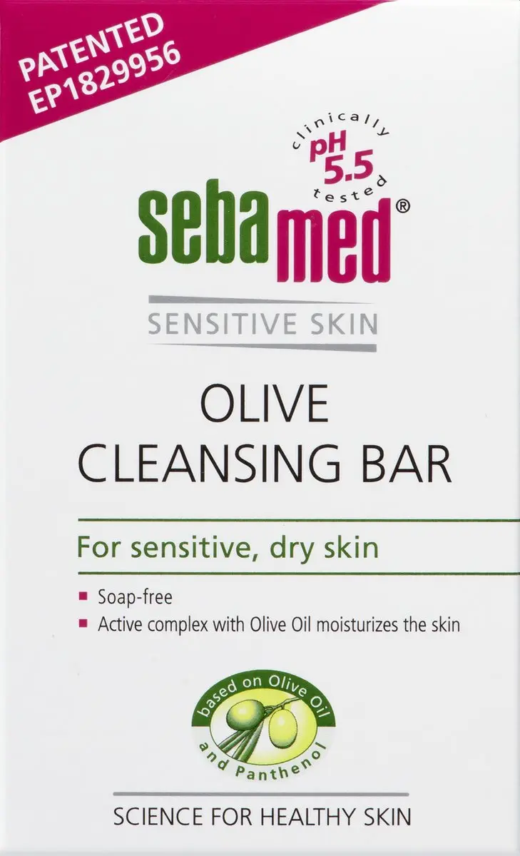 Sebamed Zeepvrij Wastablet Olijf 150g