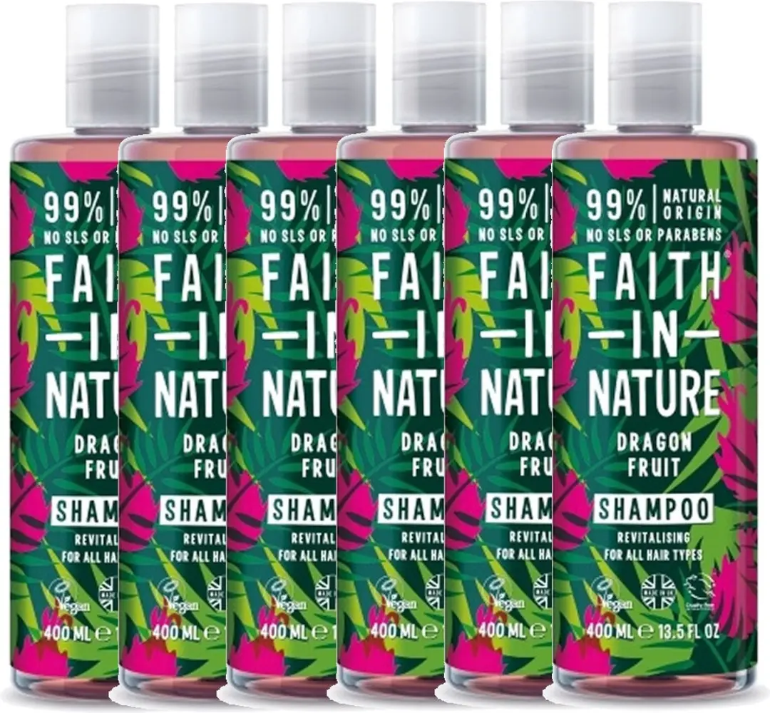 Faith In Nature Dragon Fruit Shampoo 6x400ml