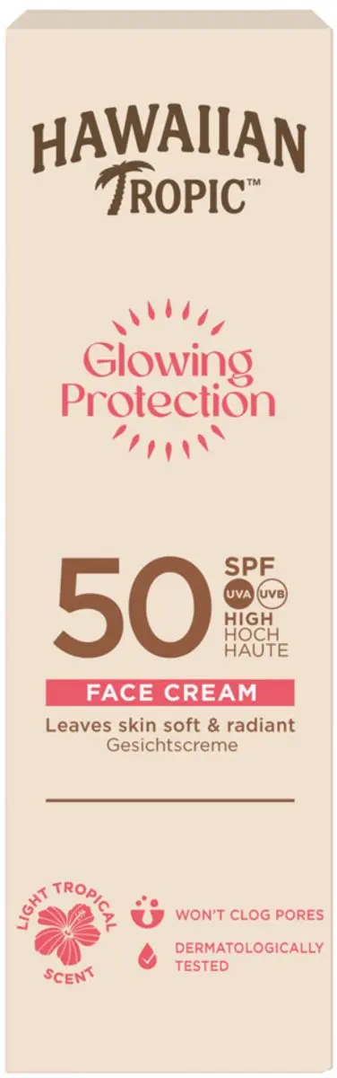 Hawaiian Tropic Glowing Protection Gezichtcrème SPF 50
