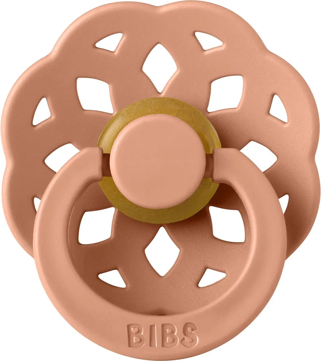 BIBS Boheme Fopspeen Stage 1 - 2 Stuks - Bruin/Oranje