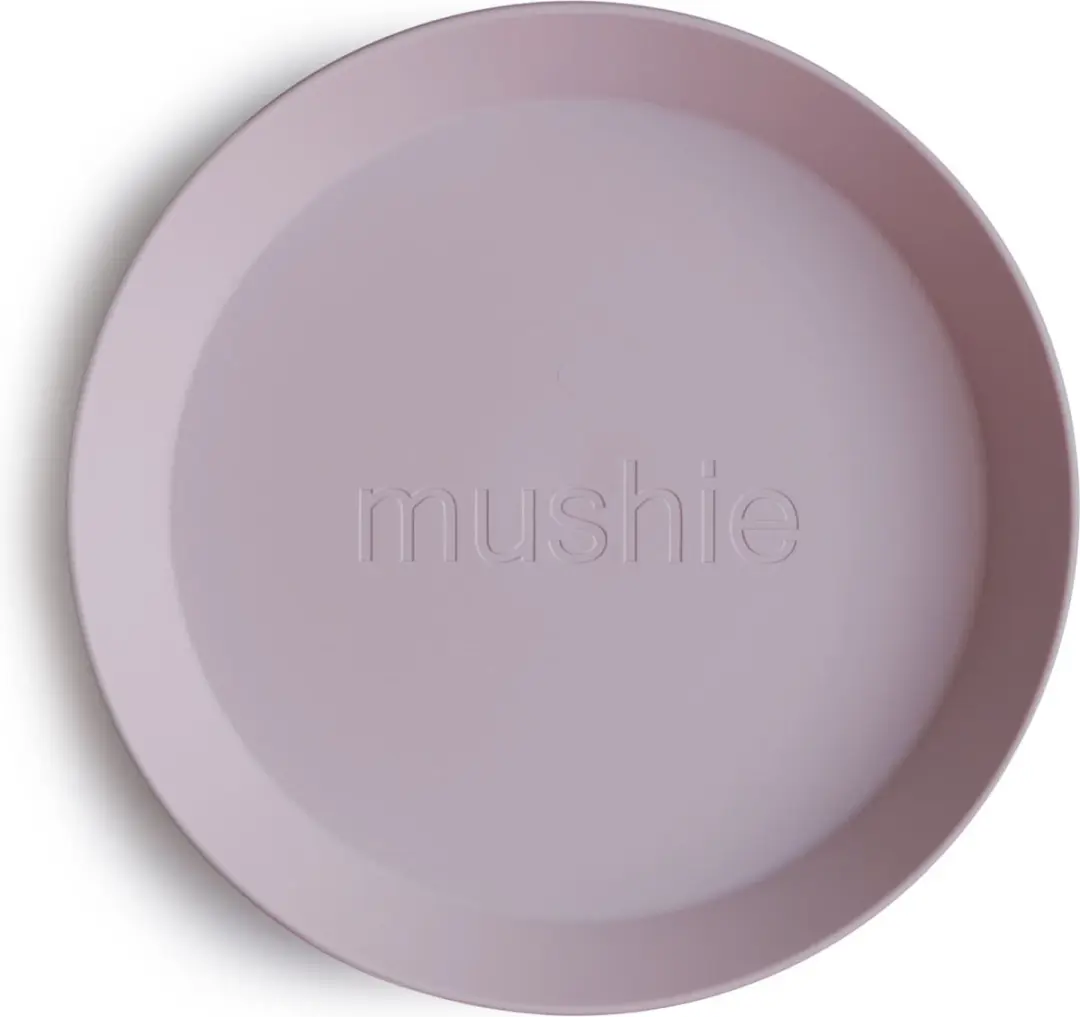 Mushie Kinderservies Set 2 Borden Rond
