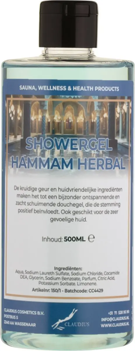 Splashbox Cosmetics Hammam Herbal Douchegel 500ml