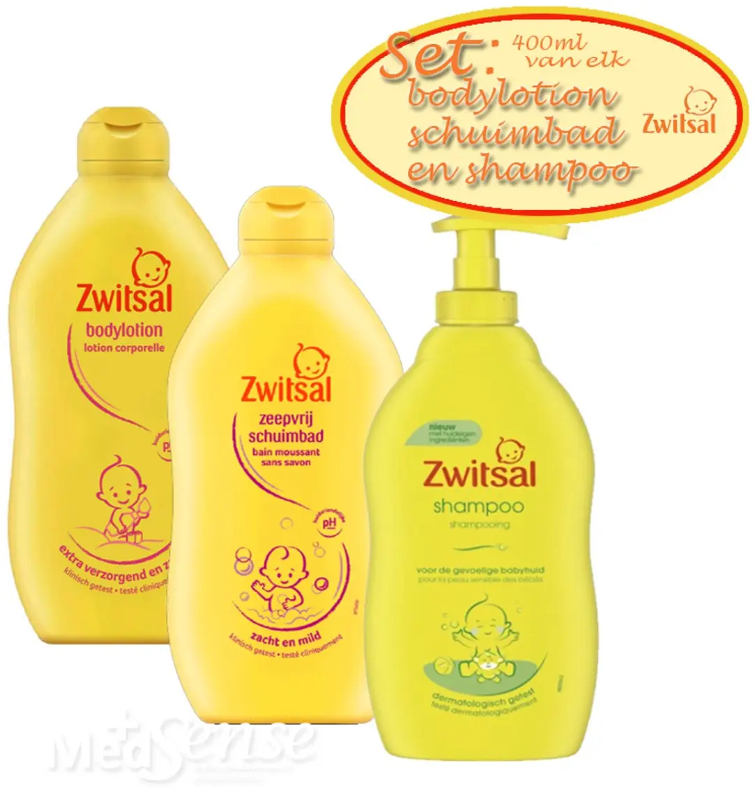 Zwitsal Babyverzorging 3-in-1 Set 1400ml
