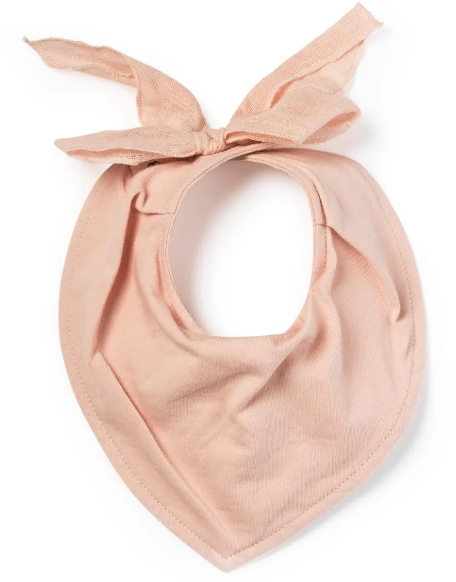 Elodie Bandana Slabbetje - Powder Pink