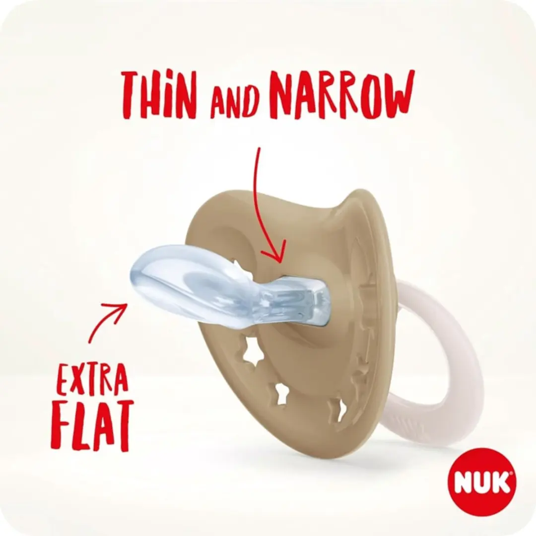 NUK Signature Orthodontische Fopspeen 0-6 Maanden - 2 Stuks - Groen/Wit