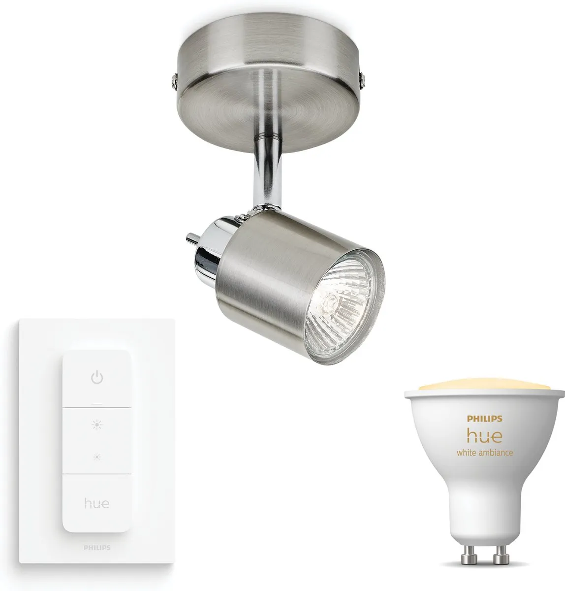 Philips Hue Meranti Opbouwspot Mat Chroom