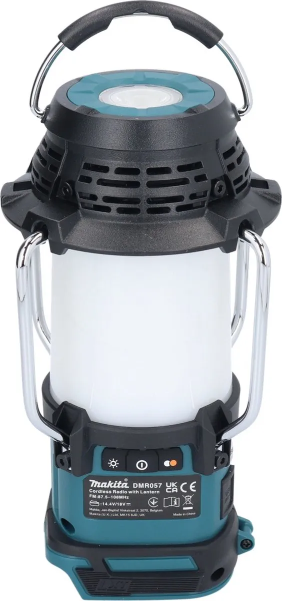 Makita DMR057 Campingradio & Lamp - Blauw