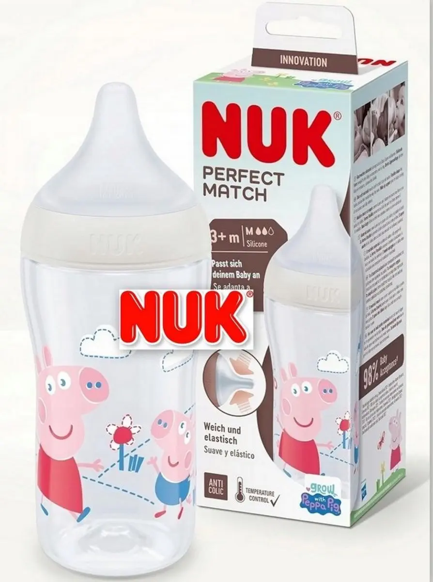 NUK Peppa Pig Perfect Match Babyfles 260ml