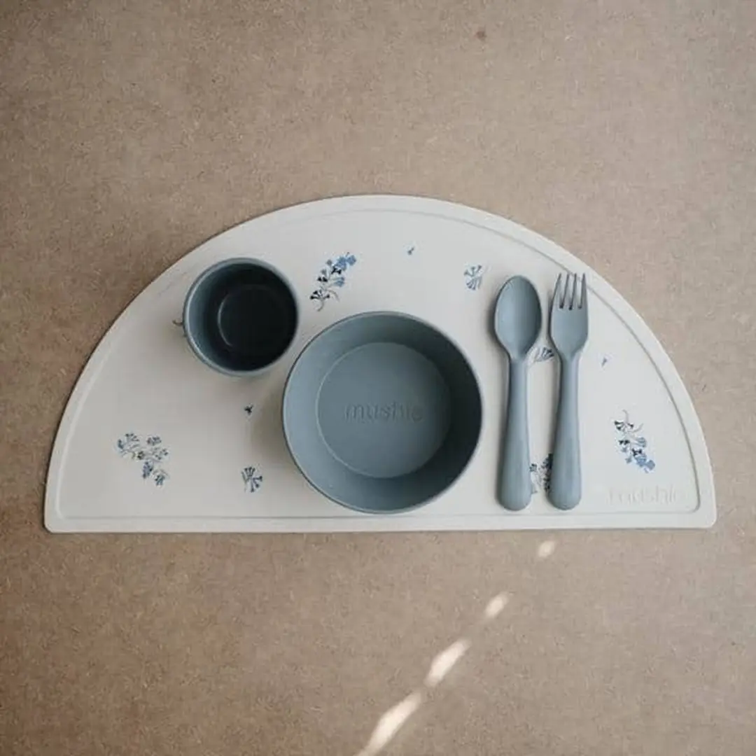 Mushie Placemat Siliconen Whales