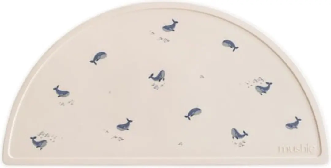 Mushie Placemat Siliconen Whales