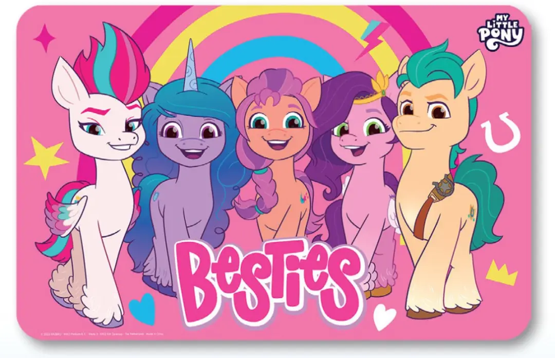 My Little Pony Besties Placemat - 43x28cm Roos