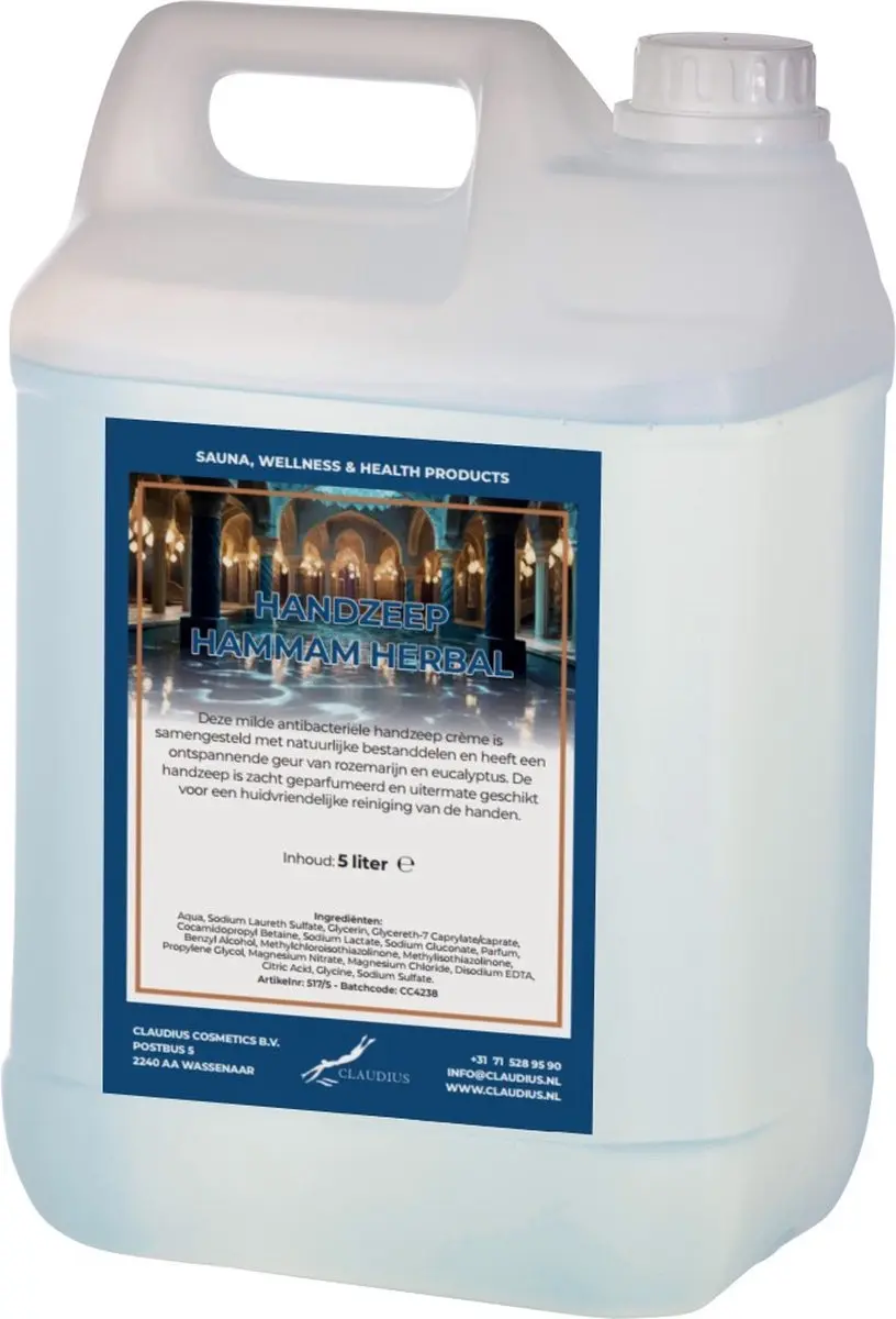 Splashbox Cosmetics Hammam Herbal Handzeep 5L
