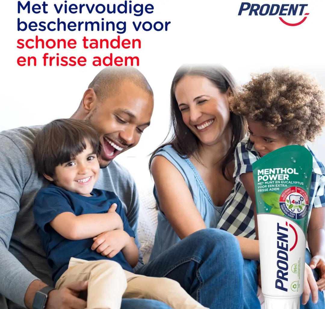 Prodent Menthol Power Tandpasta - 12x75ml
