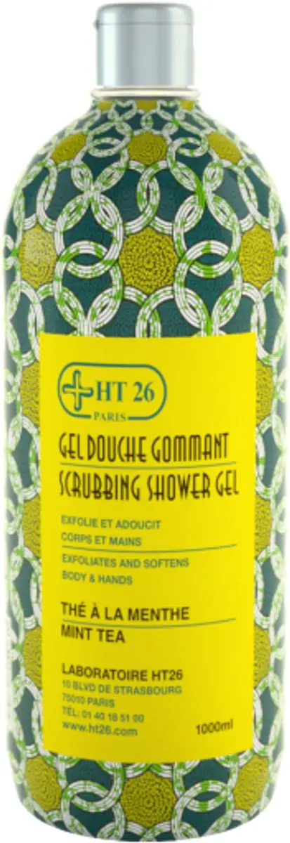 HT26 Paris Shower Gel Scrub Mint & Tea 1000ml
